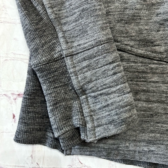 Lululemon Radiant Jacket II Heathered Core Dark Grey 6 Small Cotton Fleece Zip - Picture 6 of 11